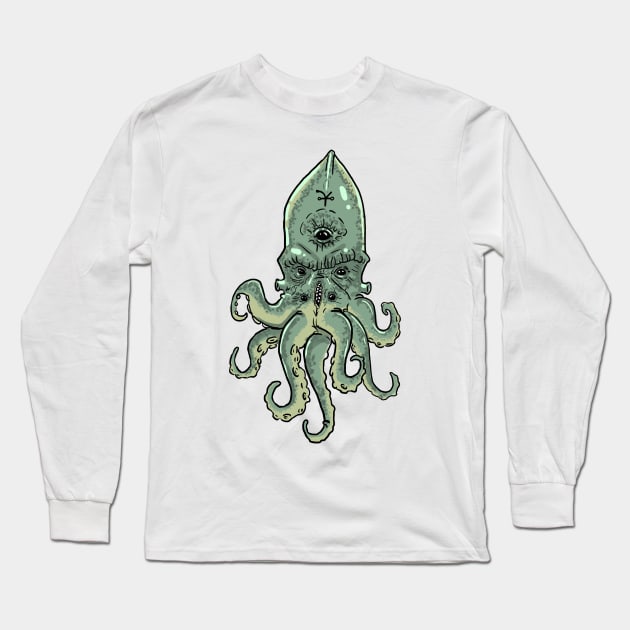 Elder God Long Sleeve T-Shirt by GraffikNature